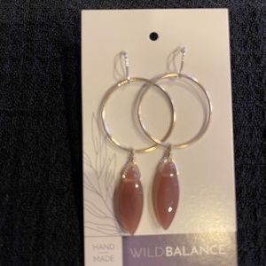 Wild Balance York Jasper Pierced Earrings. NEW! Retail: $32